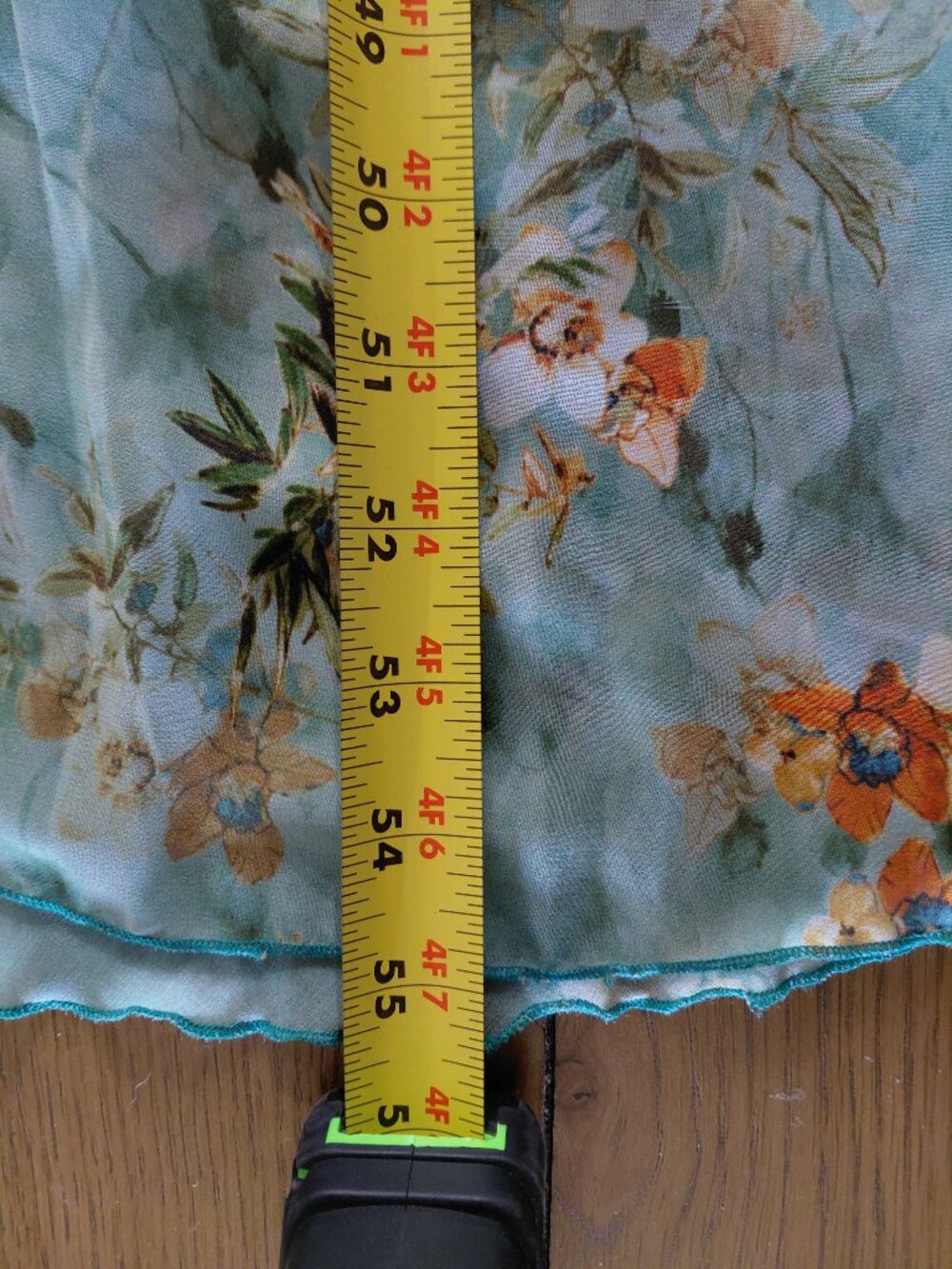 Baltic Born Floral Tiered Ruffles Maxi Dress Size Medium - Picture 6 of 6